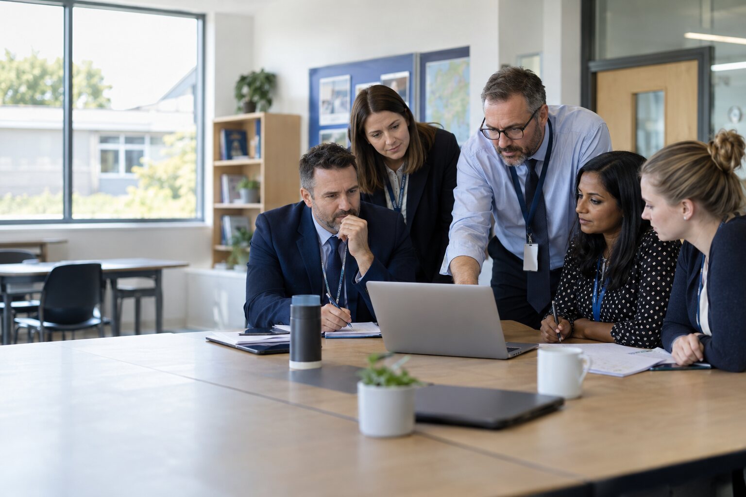 Education leaders planning technology priorities